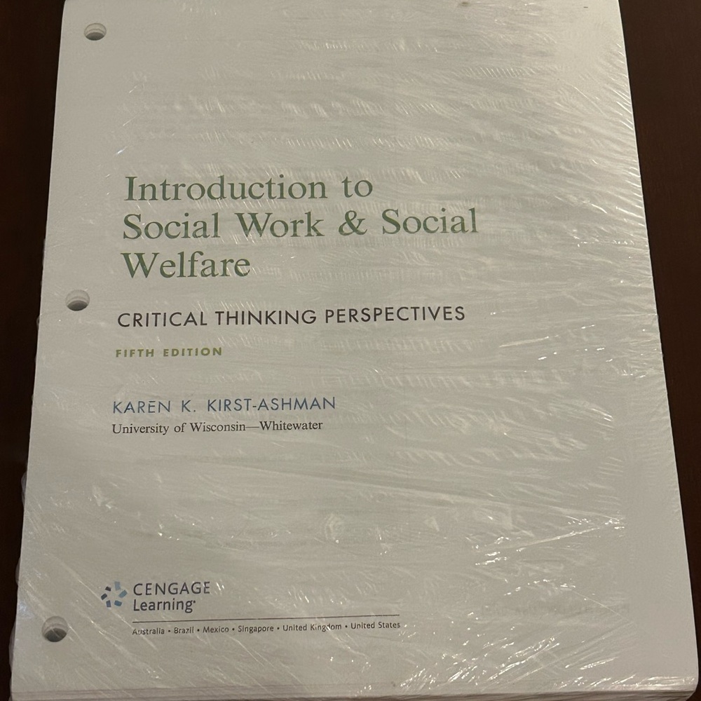 Introduction to Social Work and Social Welfare